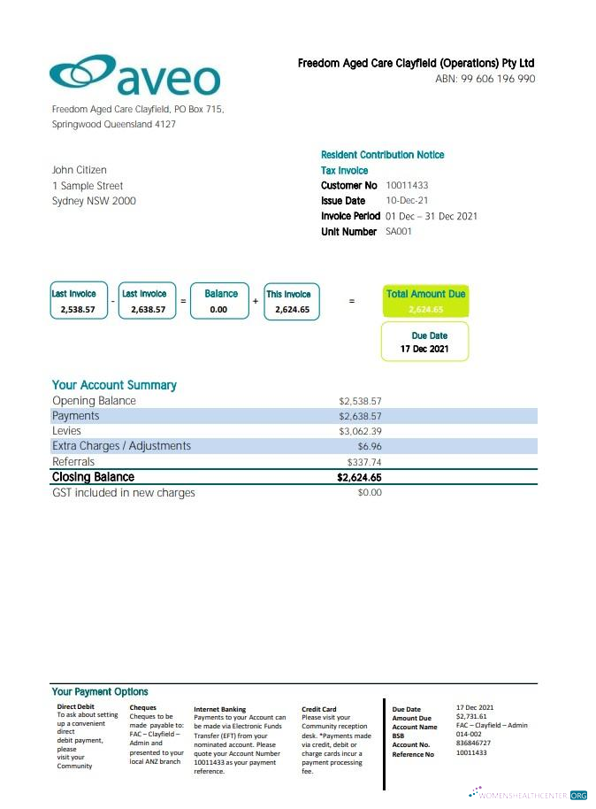 Editierbare Herunterladen Australien Aveo Bank Kontoauszug Excel Photoshop Vorlage