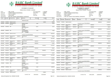 Herunterladen Bangladesch Basic Bank Kontoauszug Word design