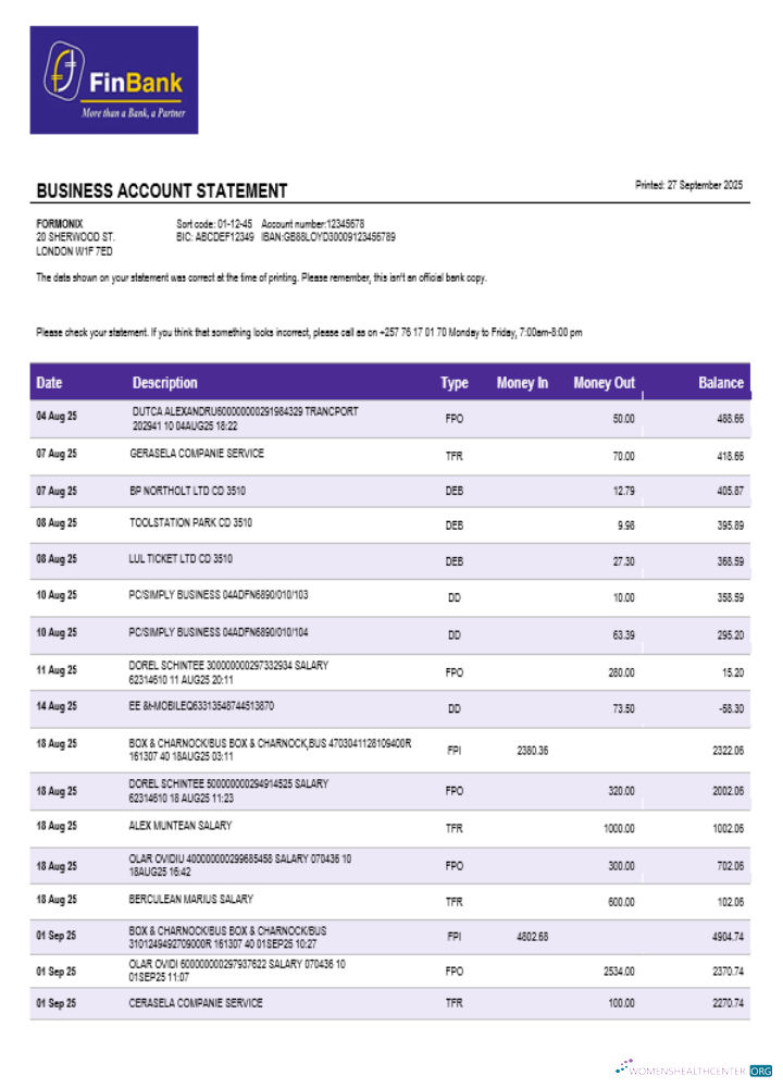 Qualité Télécharger Burundian Finbank Entreprise Firm Relevé Word et PDF Format Photoshop Modèle