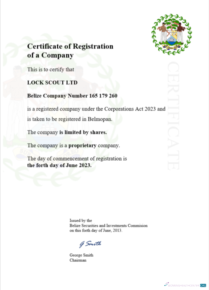 Realistische Herunterladen Belize Certificate von Registration Word und PDF Vorlage Photoshop Vorlage