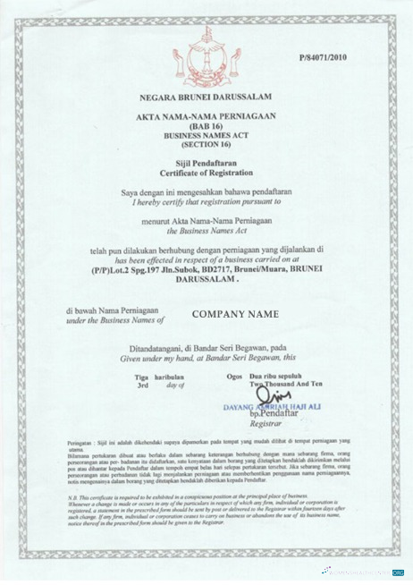 Premium Herunterladen Brunei Geschäftlich License Photoshop Vorlage