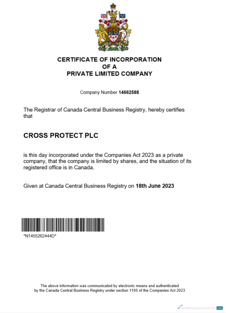 Realistische Herunterladen Kanada Certificate von Registration Word und PDF Vorlage Photoshop Vorlage