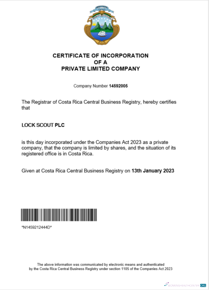 Premium Herunterladen Costa Rica Certificate von Registration Word und PDF Vorlage Photoshop Vorlage