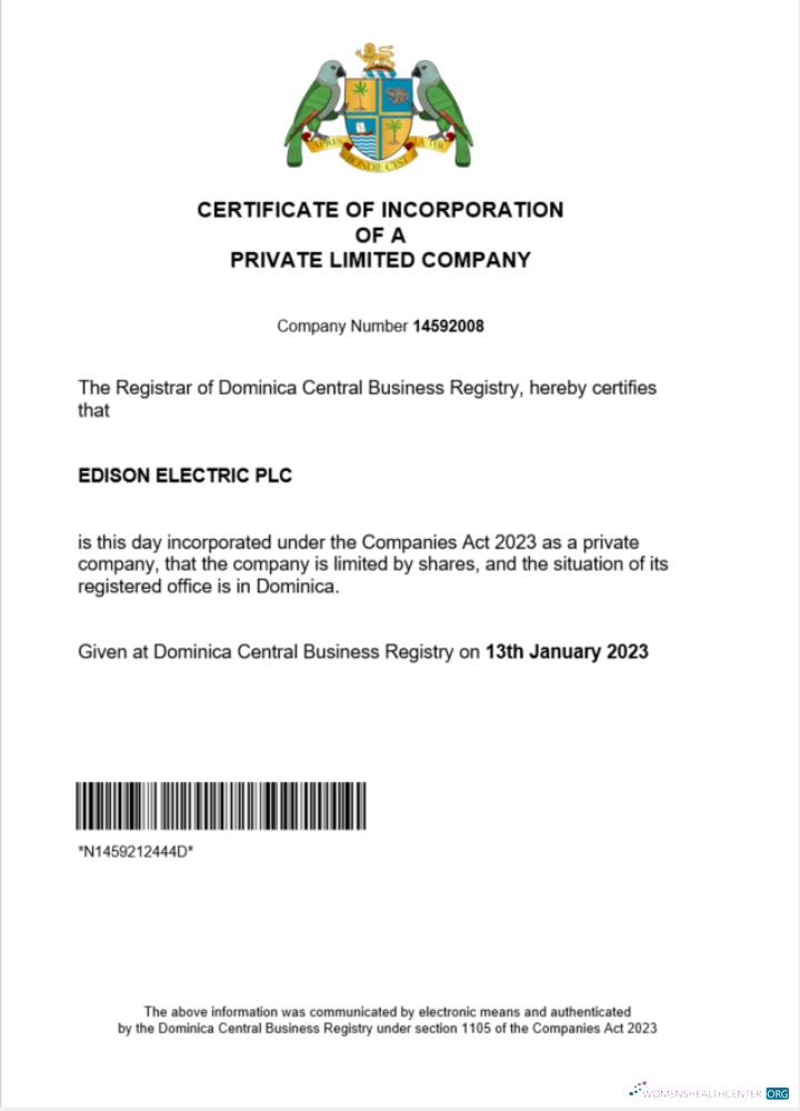 Premium Herunterladen Dominica Certificate von Registration Word und PDF Vorlage Photoshop Vorlage