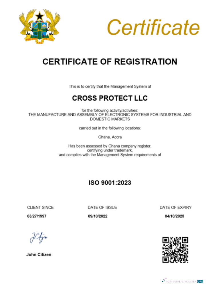 Realistische Herunterladen Ghana Certificate von Registration Word und PDF Vorlage Photoshop Vorlage