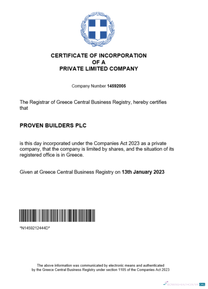 Realistische Herunterladen Griechenland Certificate von Registration Word und PDF Vorlage Photoshop Vorlage