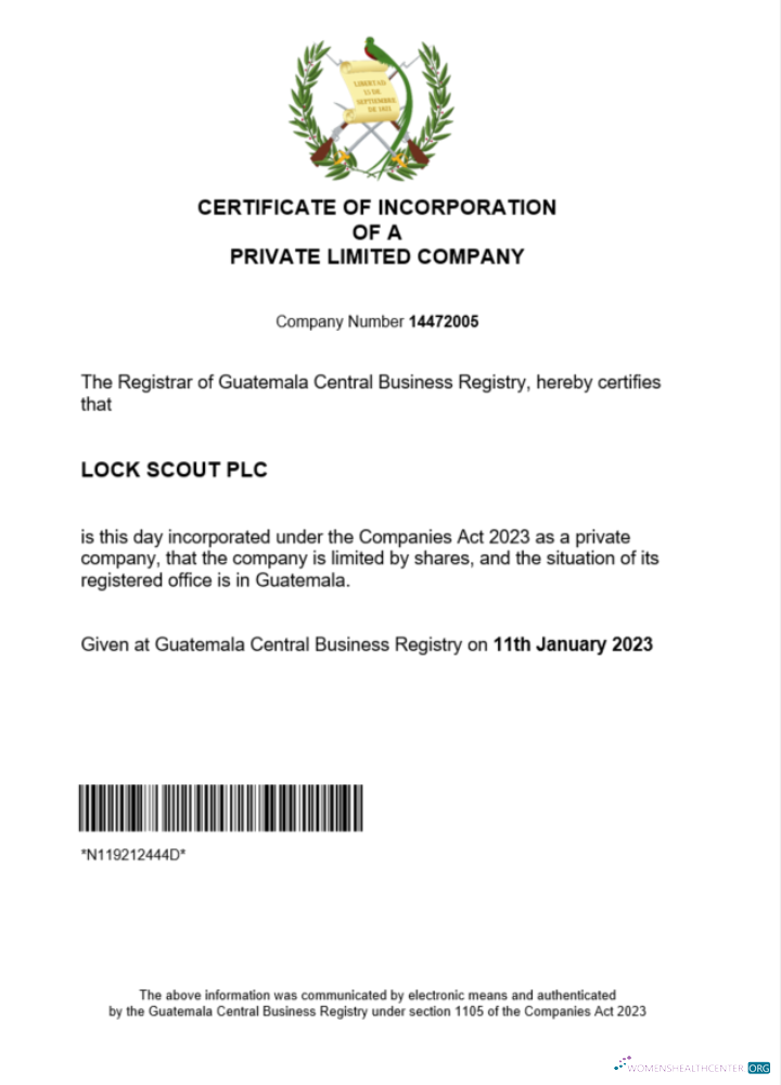 Professionelle Herunterladen Guatemala Certificate von Registration Word und PDF Vorlage Photoshop Vorlage