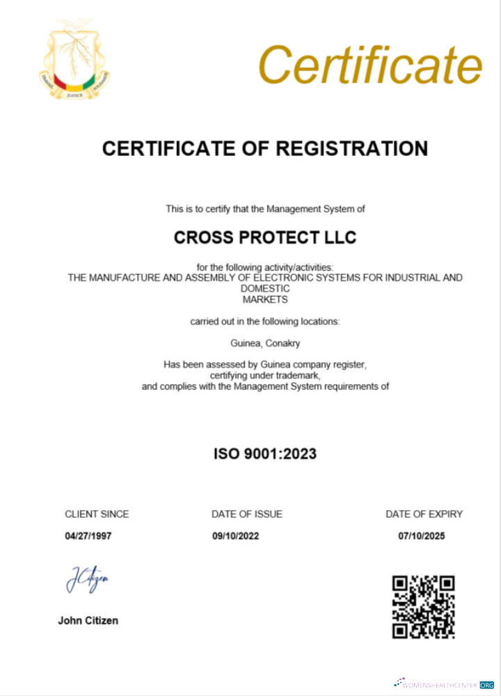 Premium Herunterladen Guinea Certificate von Registration Word und PDF Vorlage Photoshop Vorlage