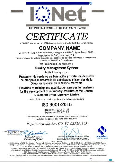 Realistische Herunterladen Honduras Certificate von Registration Photoshop Vorlage