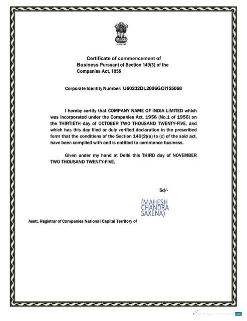 Editierbare Herunterladen Indien Certificate von Commencement Word und PDF Vorlage Photoshop Vorlage