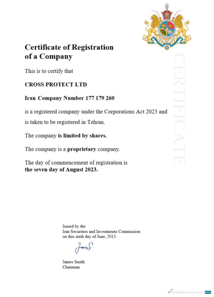 Realistische Herunterladen Iran Certificate von Registration Word und PDF Vorlage Photoshop Vorlage