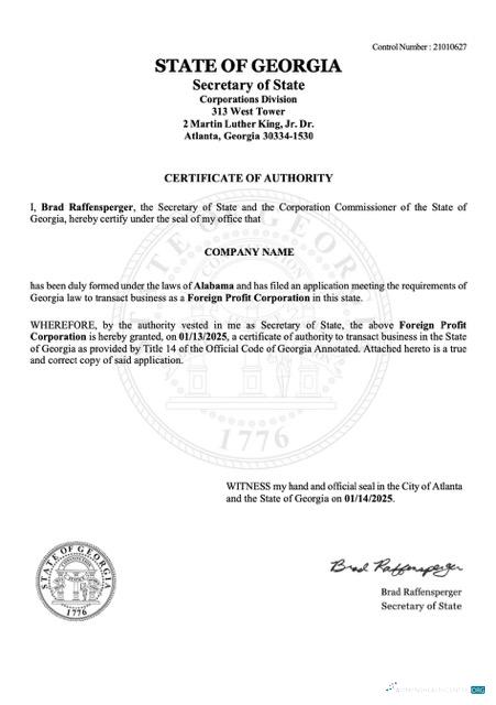 Realistische Herunterladen USA Georgien Certificate von Behörde Word und PDF Vorlage Photoshop Vorlage