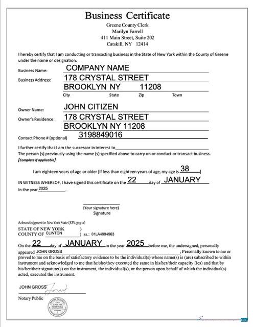 Hochwertige Herunterladen USA Neu York Geschäftlich Certificate Word und PDF Vorlage Photoshop Vorlage