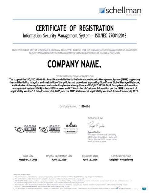 Editierbare USA Florida Certificate von Registration Word und PDF Vorlage, Version 2