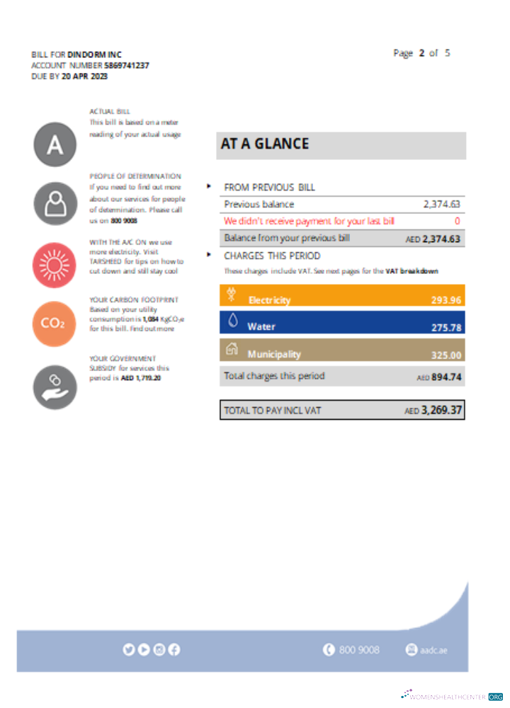 Hochwertige Herunterladen Al Ain Verteilung Unternehmen Utility Geschäftlich Bill, Seite 2, SCR Photoshop Vorlage