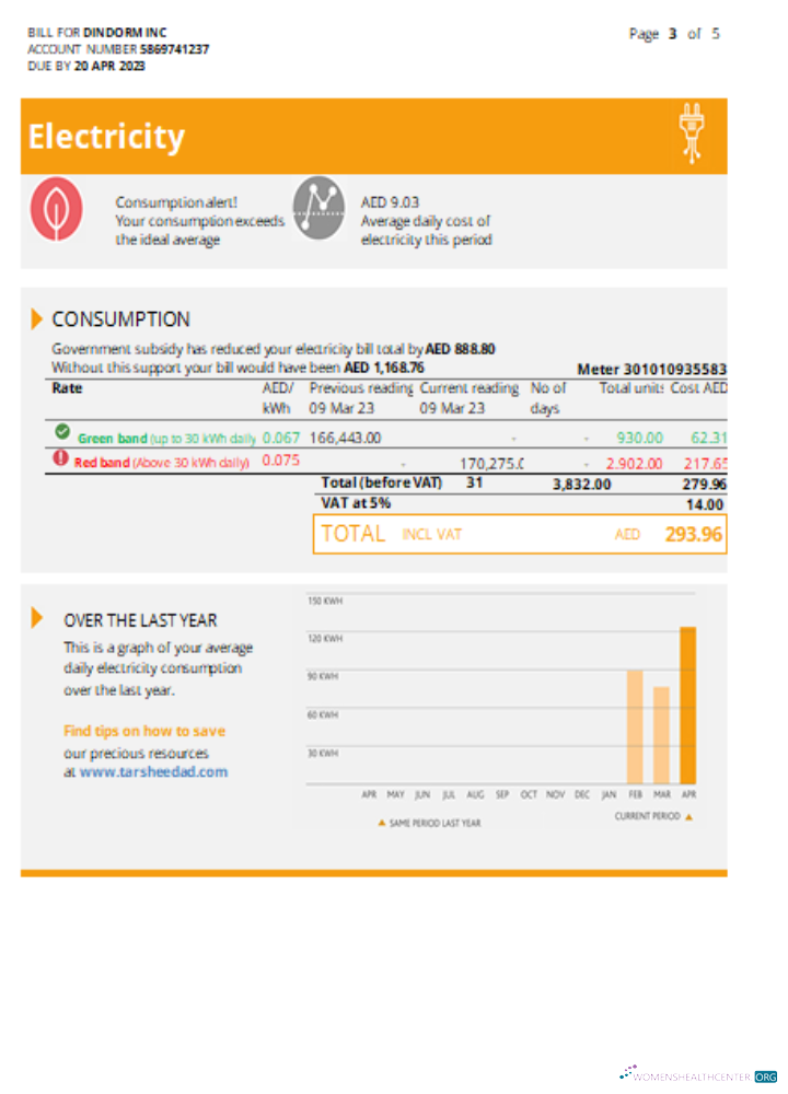 Premium Herunterladen Al Ain Verteilung Unternehmen Utility Geschäftlich Bill, Seite 3, SCR Photoshop Vorlage