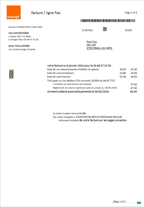 Realistische Herunterladen Frankreich Orange Geschäftlich Nebenkostenabrechnung Vorlage in Word und PDF Formats1 Photoshop Vorlage