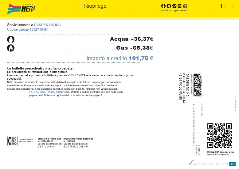 Hochwertige Herunterladen Italien Gruppo Hera Geschäftlich Nebenkostenabrechnung, Word und PDF Vorlage Photoshop Vorlage