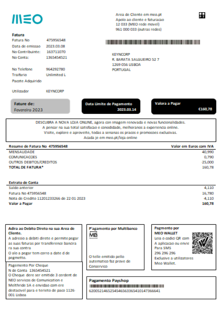 Editierbare Herunterladen MEO Utility Geschäftlich Bill, SCR Photoshop Vorlage