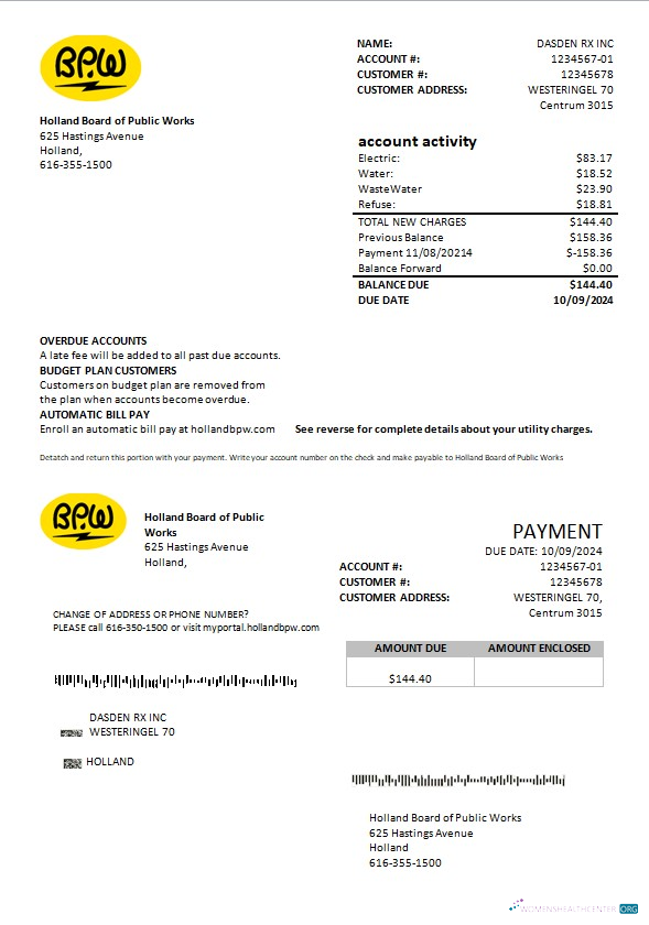 Hochwertige Herunterladen Niederlande BPW Geschäftlich Nebenkostenabrechnung Vorlage in Word und PDF Format Photoshop Vorlage