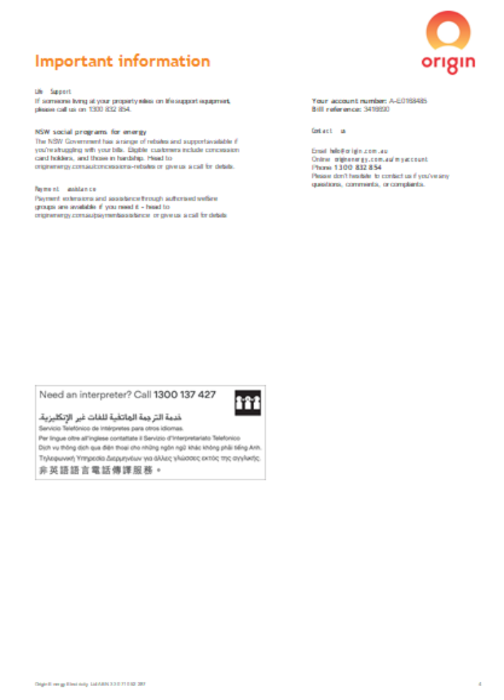 Professionelle Herunterladen Origin Utility Geschäftlich Bill, Seite 4, SCR Photoshop Vorlage