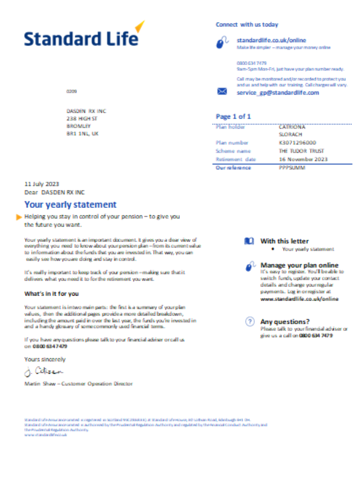 Professionelle Herunterladen Standard Life Utility Geschäftlich Bill, SCR Photoshop Vorlage