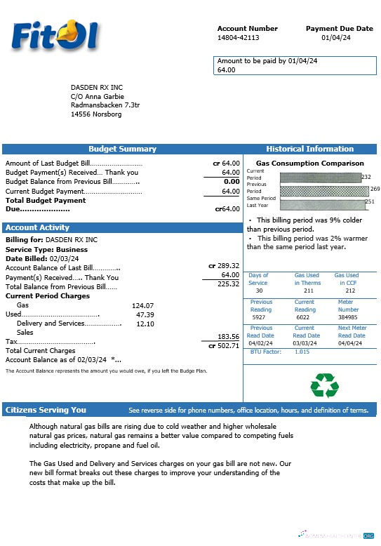 Premium Herunterladen Schweden Fitol Gas Geschäftlich Nebenkostenabrechnung Vorlage in Word und PDF Formats Photoshop Vorlage