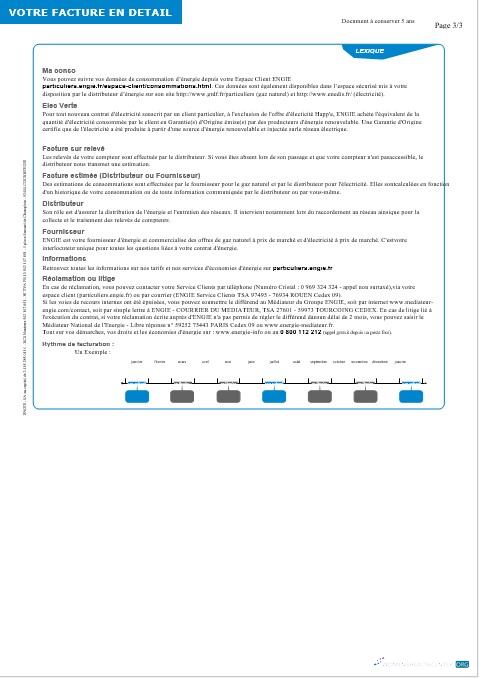 Editierbare Herunterladen Vereinigtes Königreich ENGIE Geschäftlich Nebenkostenabrechnung Word und PDF Vorlage 3 Photoshop Vorlage