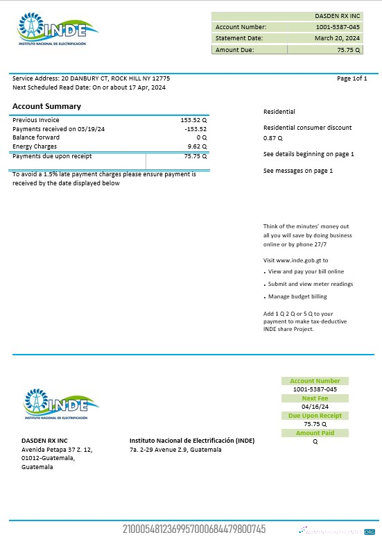 Premium Hong Kong CLP Power Hong Kong GmbH Geschäftlich Nebenkostenabrechnung Vorlage in Word und PDF Formats