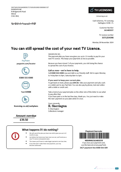 Hochwertige Vereinigtes Königreich TV Licensing Geschäftlich Nebenkostenabrechnung Vorlage in Word und PDF Formats