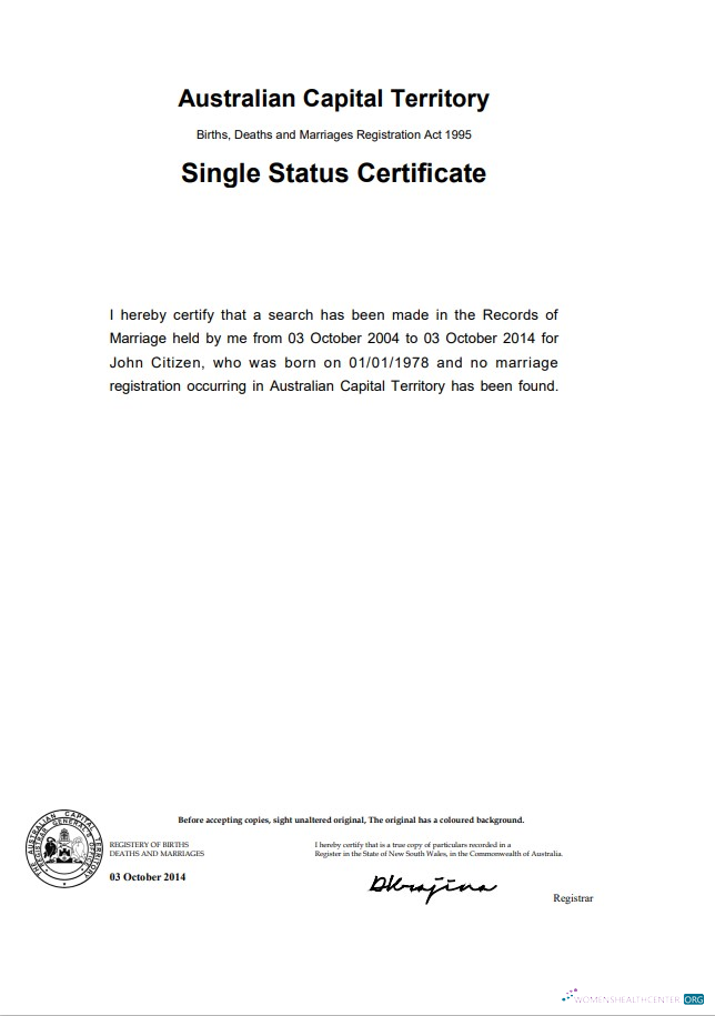 Профессиональный Скачать Австралия Australian Столичный Территория Divorce Certificate Шаблон в Word Photoshop Шаблон