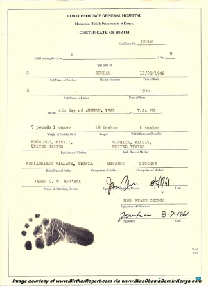 Редактируемый Скачать Кения Certificate Birth Photoshop Шаблон