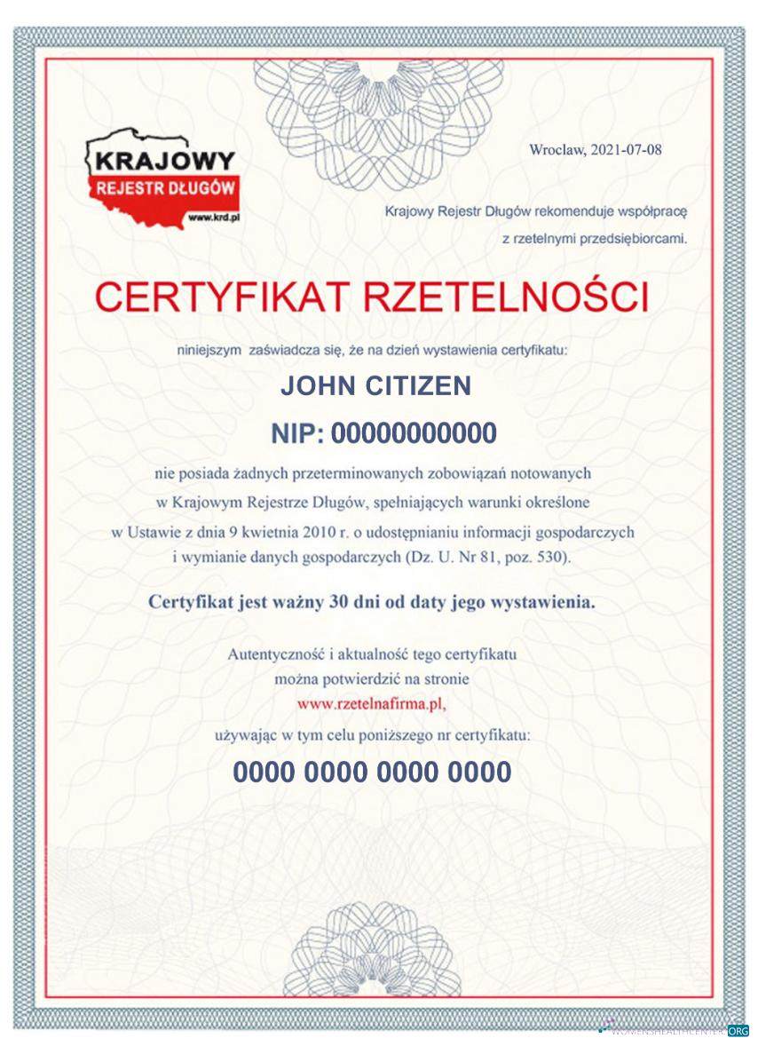 Профессиональный Скачать Польша Бизнес Certificate Photoshop Шаблон