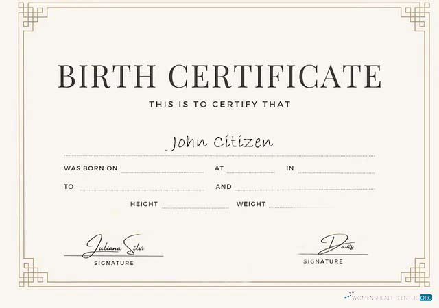 Редактируемый Скачать UAE Birth Certificate Photoshop Шаблон