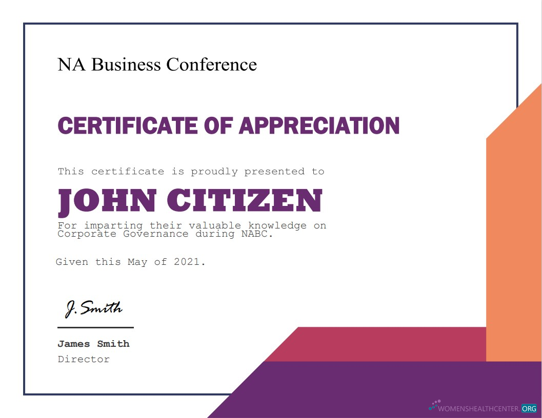 Профессиональный Скачать USA Appreciation Certificate Photoshop Шаблон