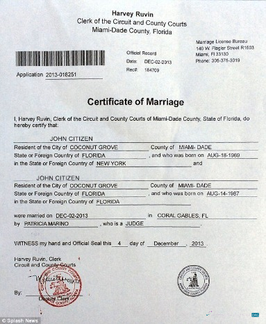 Качественный Скачать USA Circuit и Каунти Courts Marriage Certificate Photoshop Шаблон