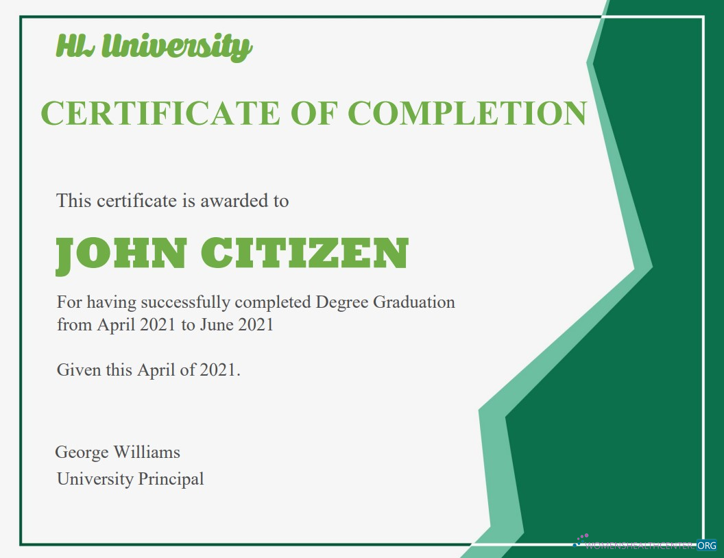 Качественный Скачать USA Completion & Graduation Ceremony Cert Photoshop Шаблон