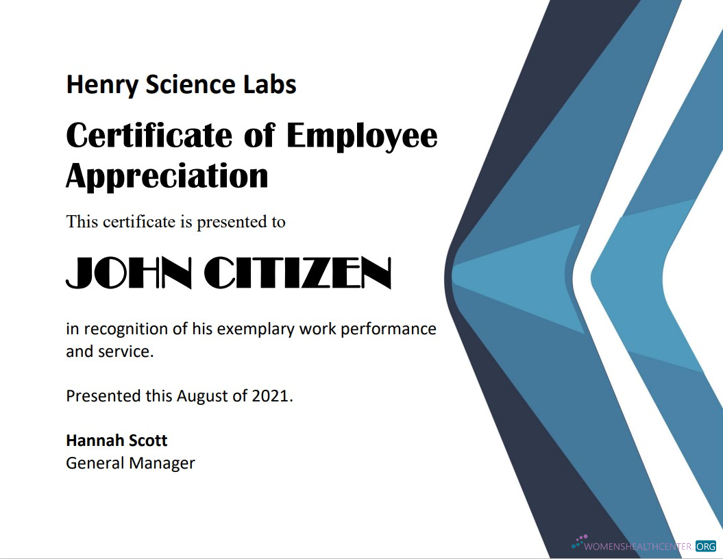 Редактируемый Скачать USA Employee Appreciation Cert Версия 2 Photoshop Шаблон