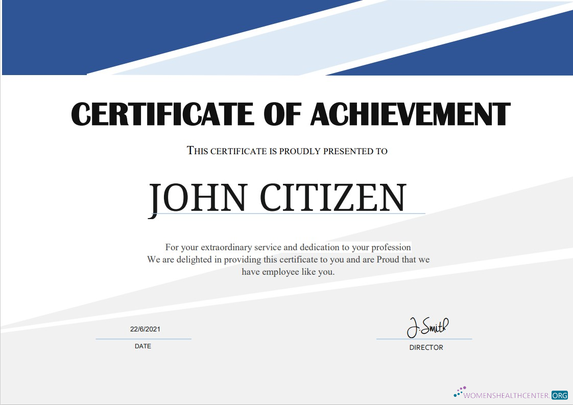 Профессиональный Скачать USA Employee Thank You Achievement Cert Photoshop Шаблон