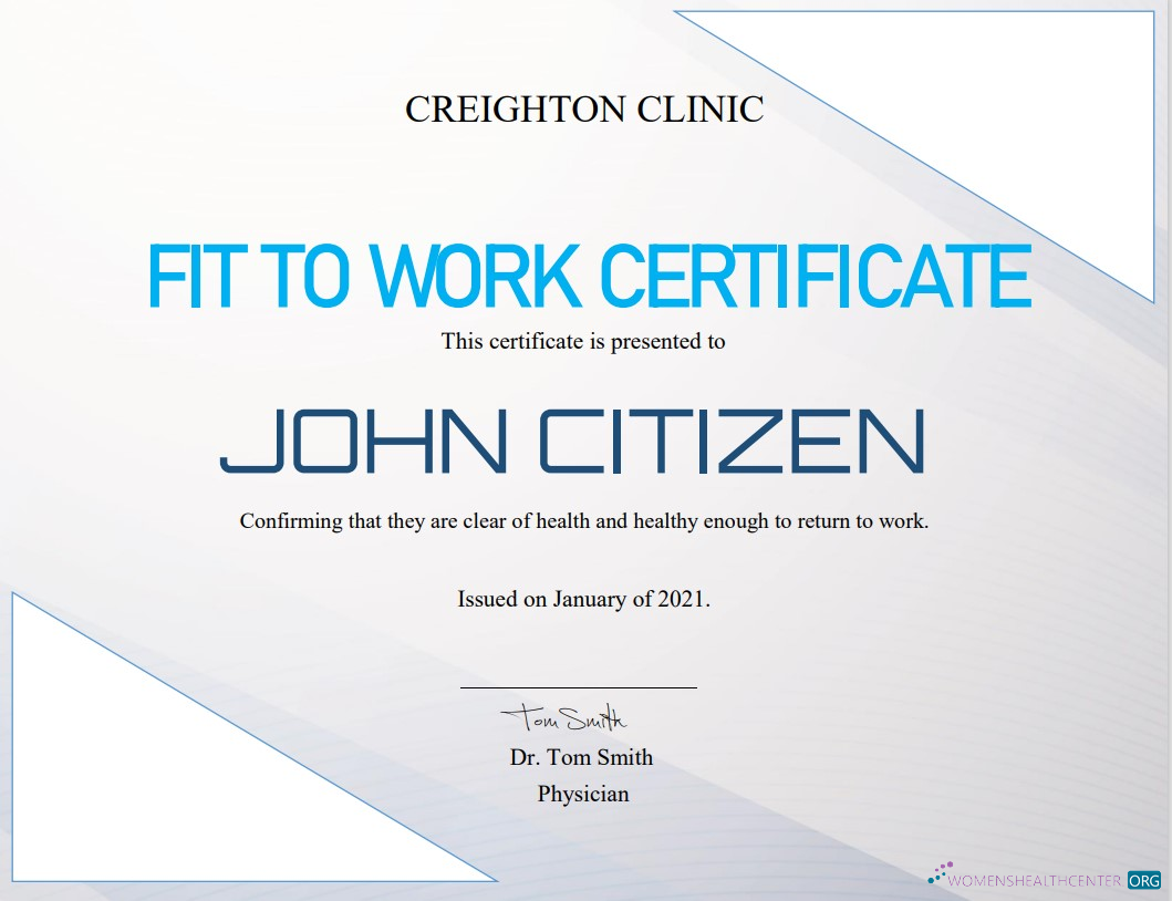 Премиум Скачать USA Fit к Work Cert Photoshop Шаблон