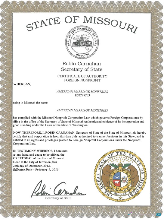 Реалистичный Скачать USA Missouri Marriage Certificate Шаблон в PSD Формат Photoshop Шаблон