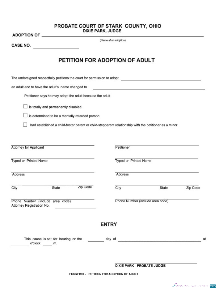 Реалистичный Скачать USA Probate Court Stark Adoption Certificate Photoshop Шаблон