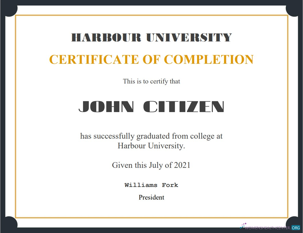 Качественный Скачать USA Recognition Cert Photoshop Шаблон
