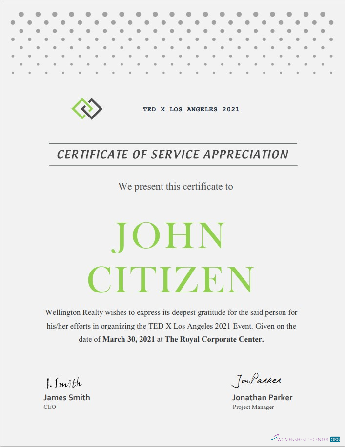 Редактируемый Скачать USA Служба Certificate Photoshop Шаблон