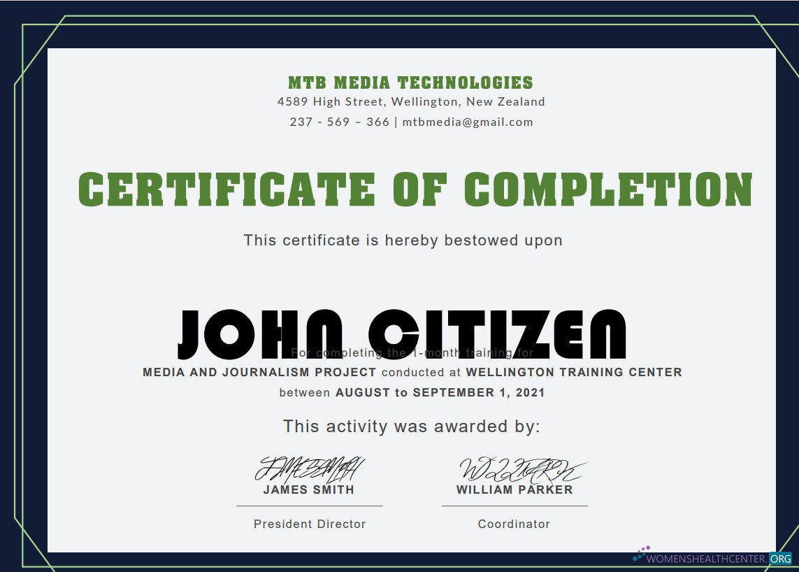 Профессиональный Скачать USA Training Certificate Шаблон в Word и PDF Формат Photoshop Шаблон