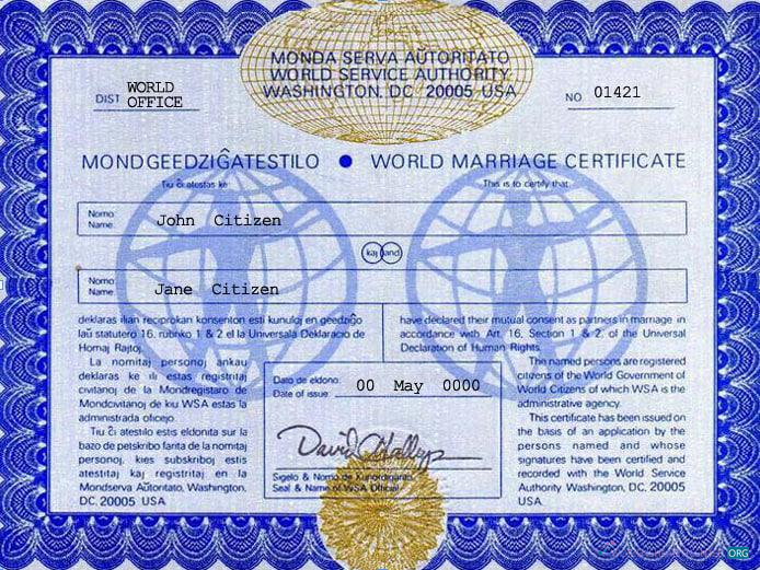 Редактируемый Скачать USA Washington Государственный Marriage Синий Certificate Шаблон в PSD Формат Photoshop Шаблон