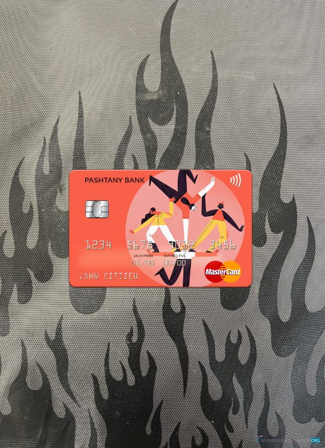 Hochwertige Herunterladen Afghanistan Pashtany Bank Mastercard Foto-Look Vorderseite Photoshop Vorlage