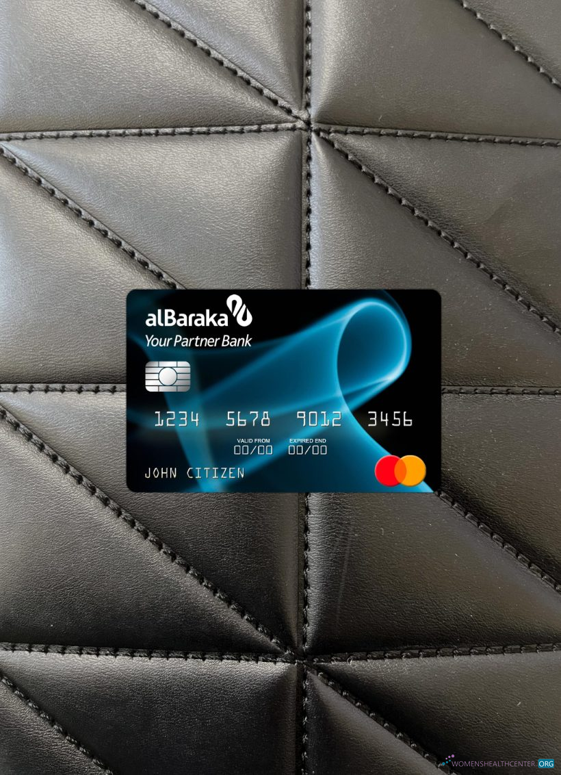 Hochwertige Herunterladen Algerien Banque AlBaraka Algérie Mastercard Foto-Look Vorderseite Photoshop Vorlage