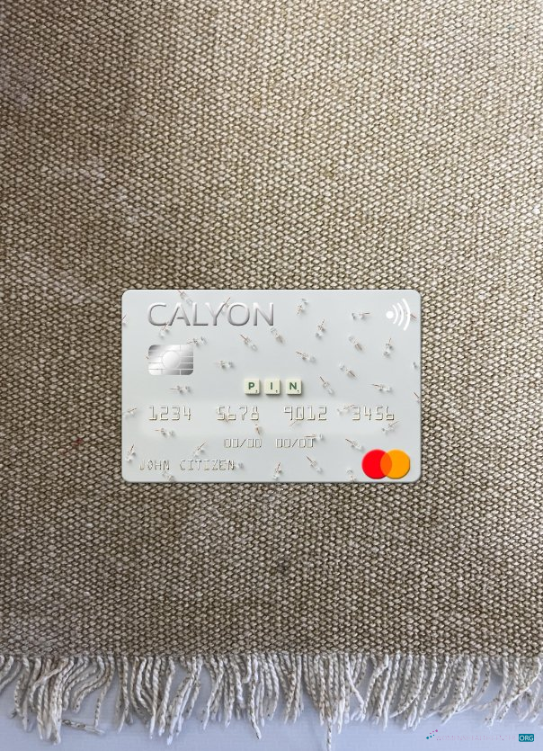 Professionelle Herunterladen Algerien Calyon Algérie Bank Mastercard Foto-Look Vorderseite Photoshop Vorlage