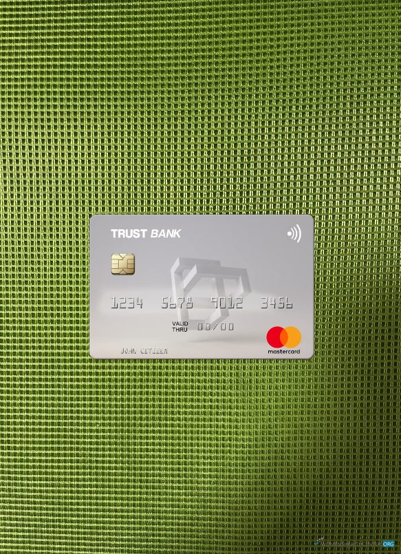 Professionelle Herunterladen Algerien Trust Bank Algéria Mastercard Foto-Look Vorderseite Photoshop Vorlage